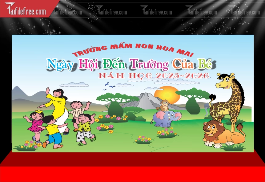 Phông Nền Ngày Hội Đến Trường Của Bé_LG162