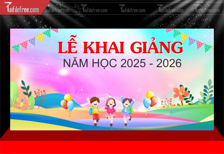 Phông Nền Lễ Khai Giảng_LG164