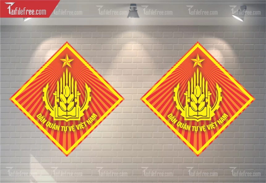 Logo Dân Quân Tự Vệ Việt Nam LG163