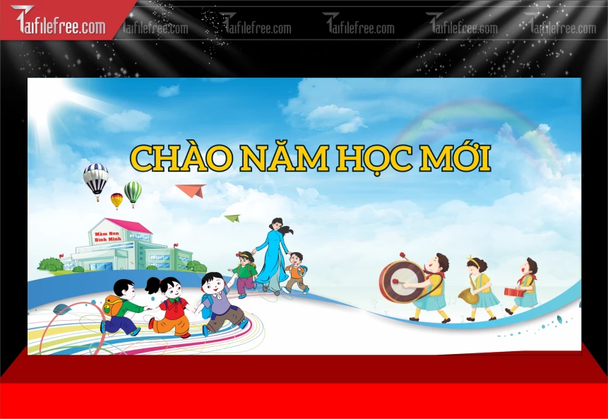 Phông Nền Chào Năm Học Mới_LG166