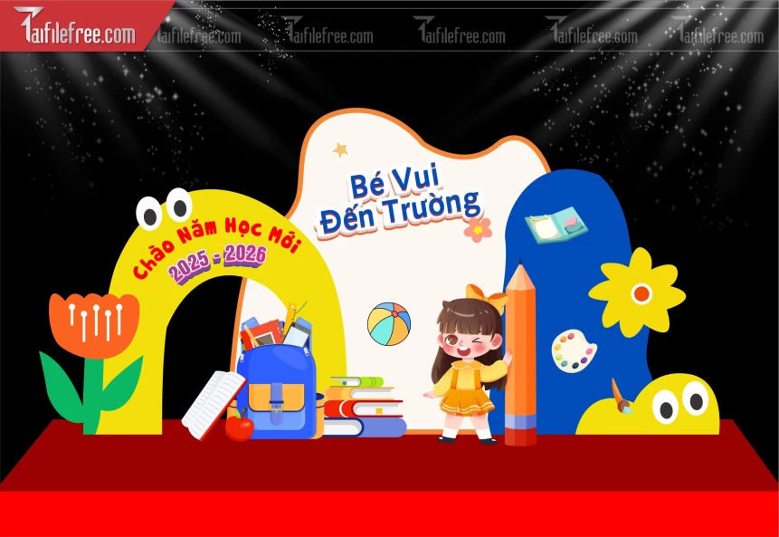 Background Chào Năm Học Mới_LG175