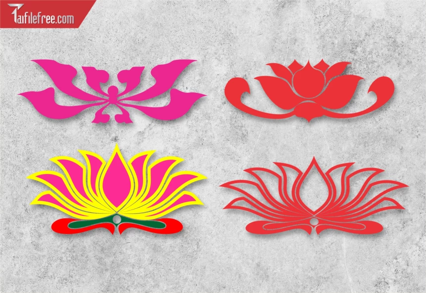 Logo Hoa Sen, Họa Tiết Hoa Sen Cách Điệu_LG183