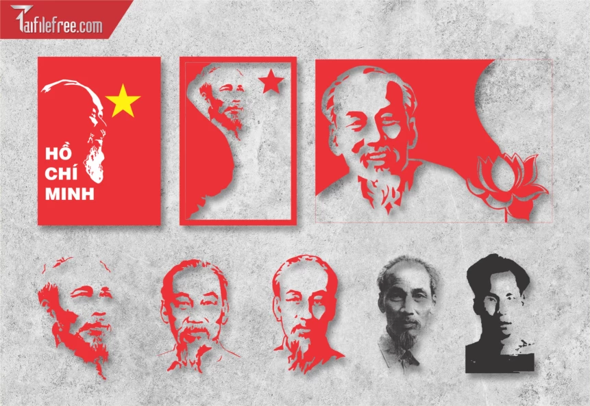 Bác Hồ File Vector_LG186
