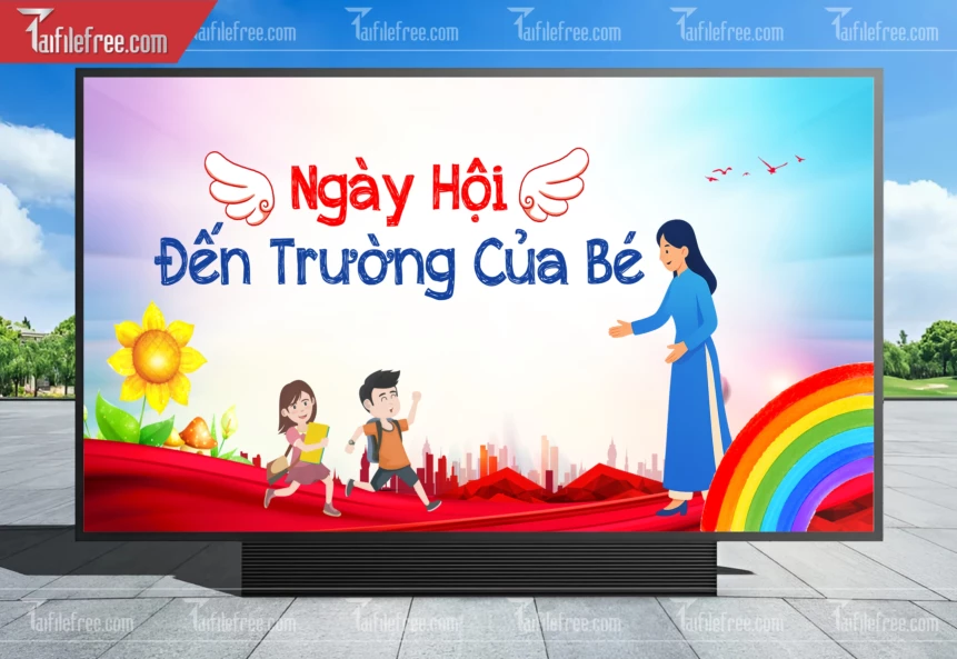 Pano Nền Chào Mừng Năm Học Mới_LG81