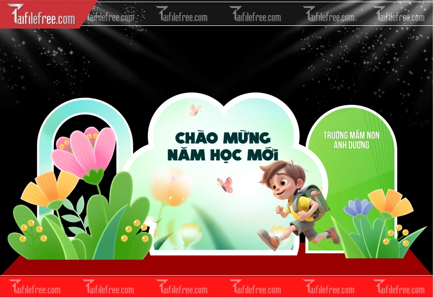 Background Chào Mừng Năm Học Mới_LG84