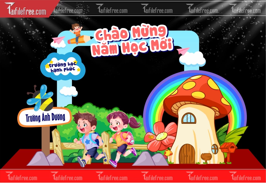 Background Chào Mừng Năm Học Mới_LG86