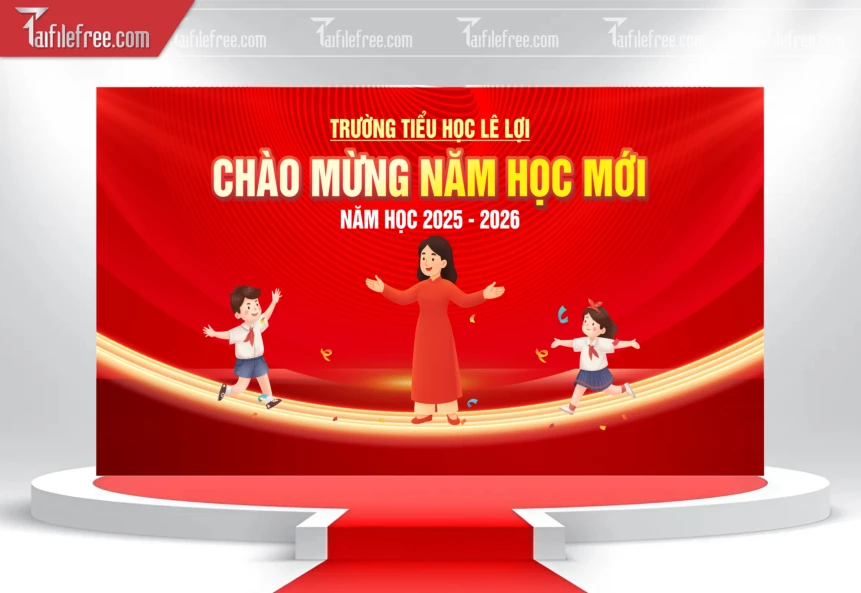 Phông Nền Chào Mừng Năm Học Mới_LG90