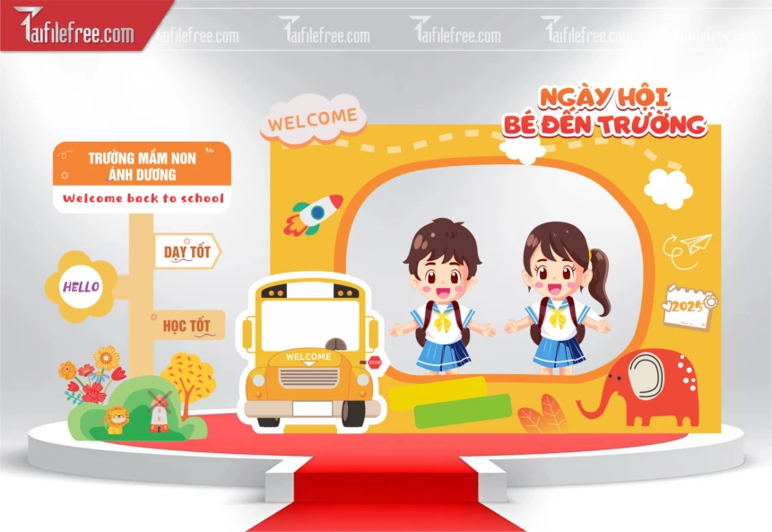 Background Nền Chào Mừng Năm Học Mới_LG93