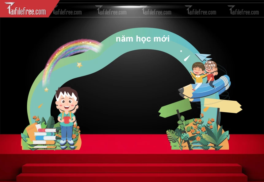 Background Nền Chào Mừng Năm Học Mới_LG94