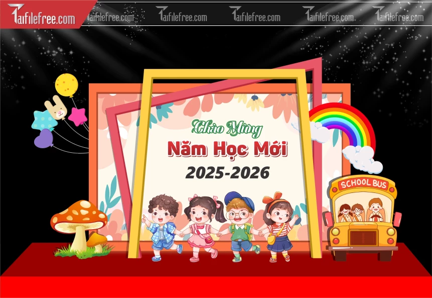 Background Nền Chào Mừng Năm Học Mới_LG98