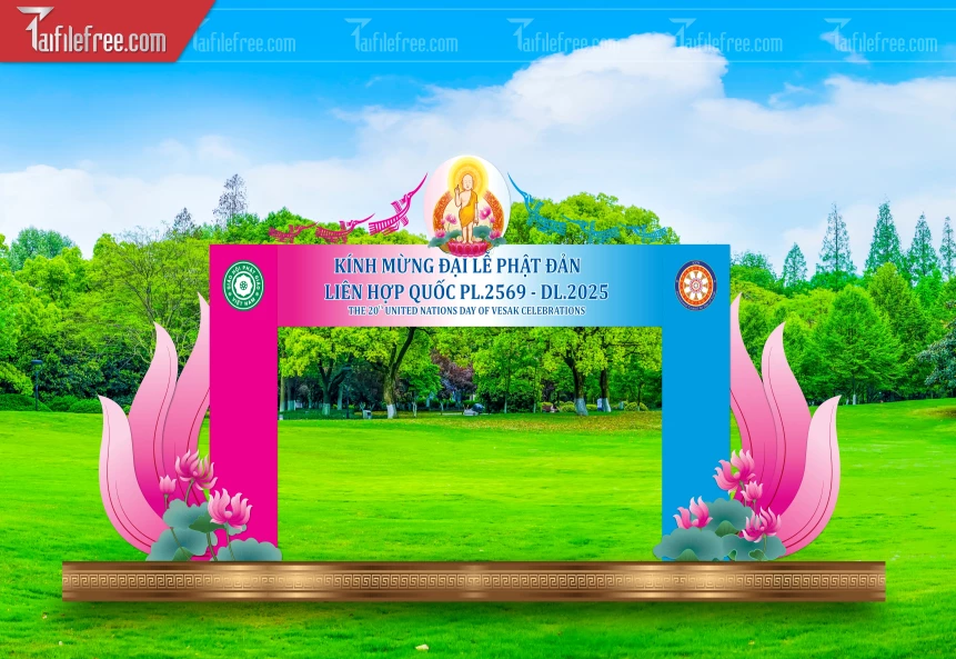 Check In Cổng Lễ Phật Đảng Vu Lan Báo Hiếu Đẹp_LL37