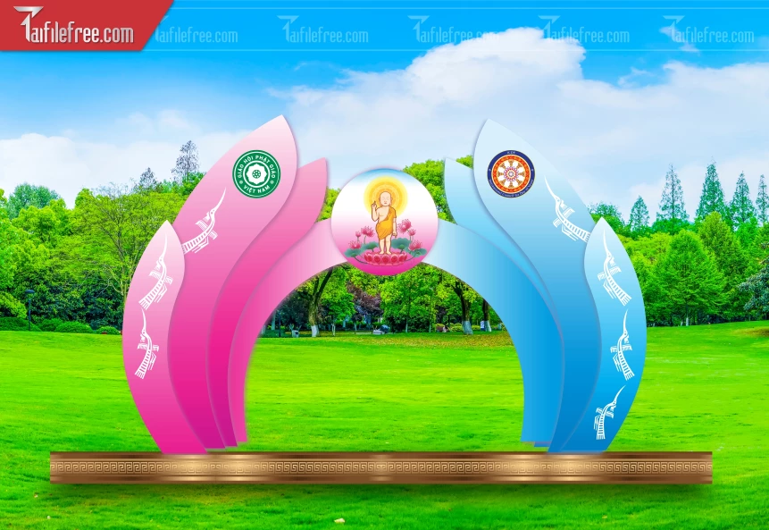 Check In Cổng Lễ Phật Đản Vu Lan Báo Hiếu Đẹp_LL38