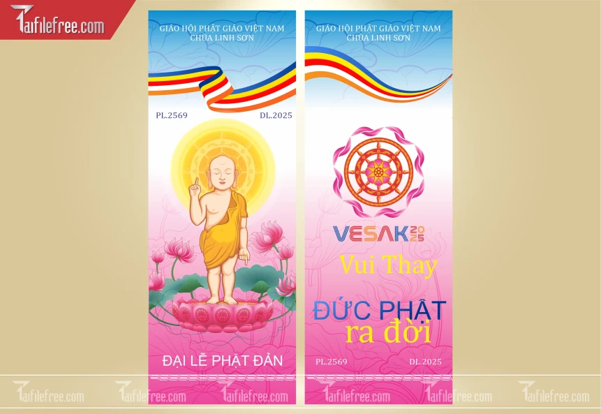 File Thiết Kế Banner, Poster Vu Lan Báo Hiếu Đẹp_LL39