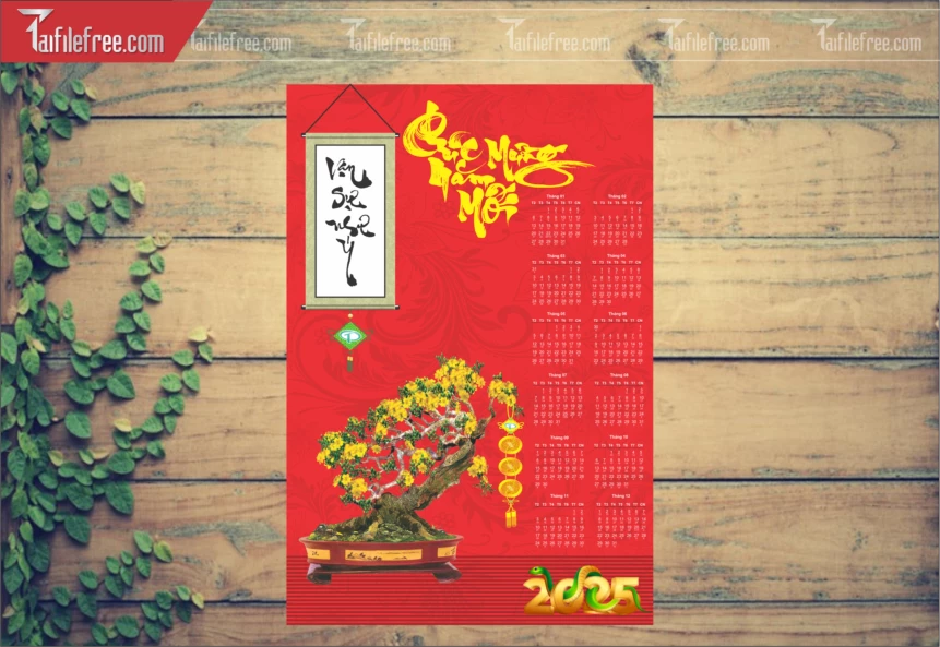 Lịch Tết Ất Tỵ Năm 2025_LT01