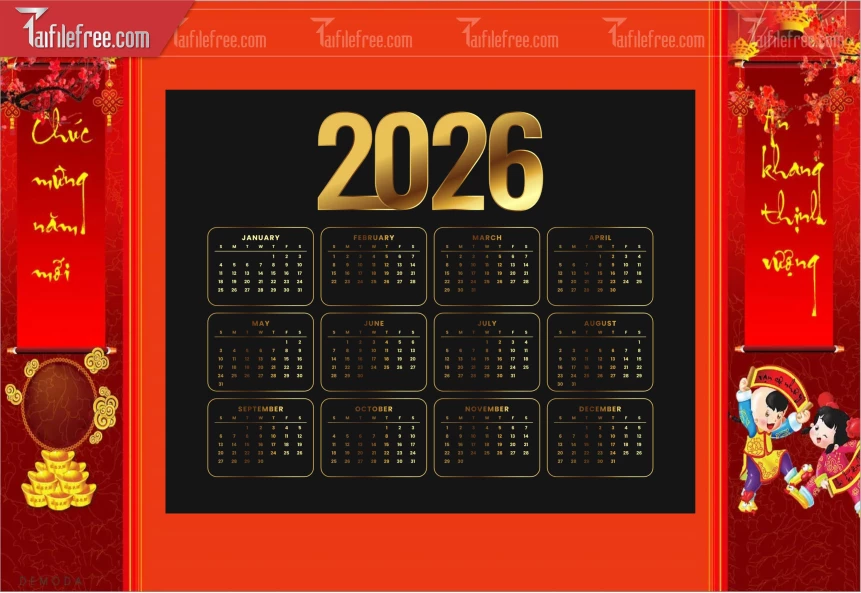 Lịch Tết Bính Ngọ Năm 2026_LT28