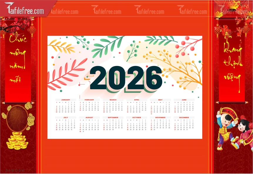 Lịch Tết Bính Ngọ Năm 2026_LT29