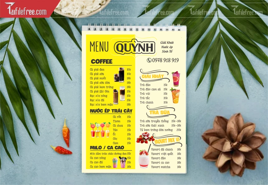 Menu Giải Khát, Coffee_M118