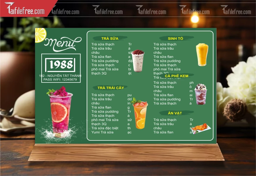 Menu Giải Khát, Coffee_M119