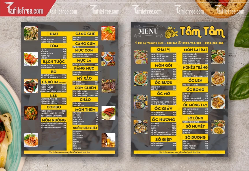 Menu Ốc, Ăn Vặt_M130