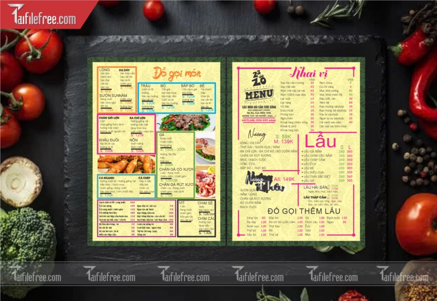 Menu Quán Lẩu _M147