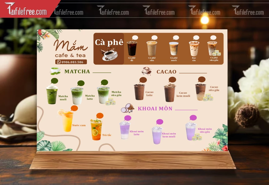 Menu Caffe_M163