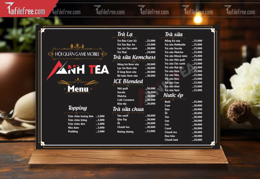 Menu Hội Quán Game Mobile_M170
