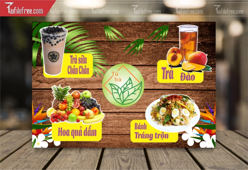 Menu Quán Trà Sữa_M182