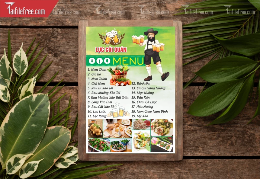 Menu Quán Gỏi_M204