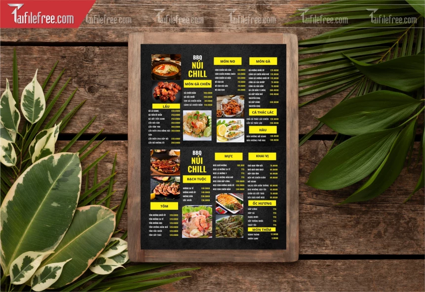 Menu Quán BBQ_M207