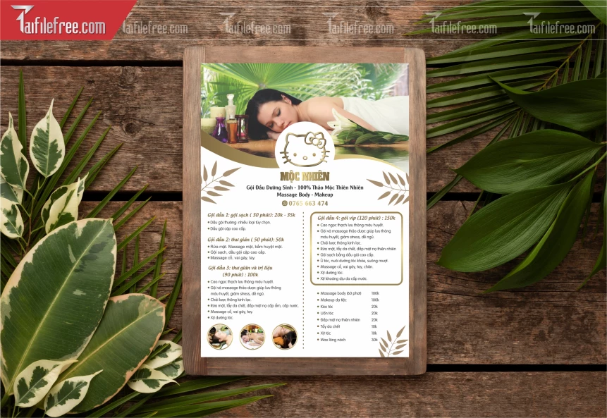 Menu Tiệm Nail_M209