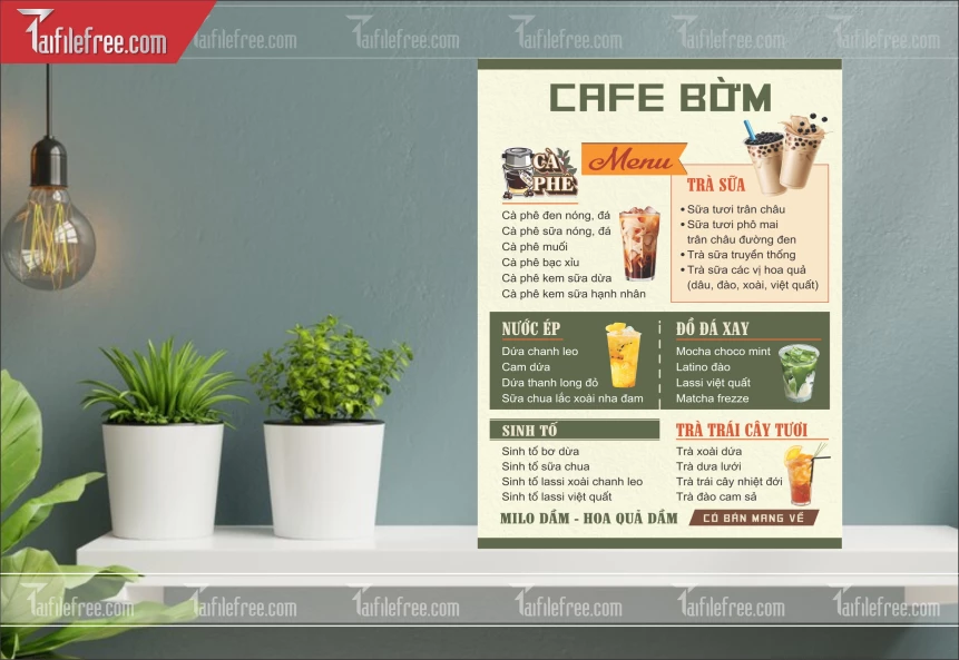 Menu Nước Giải Khát, Coffee_M224