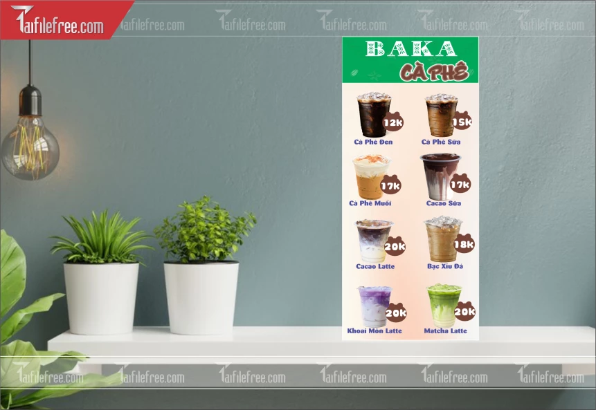 Menu Cà Phê_M232