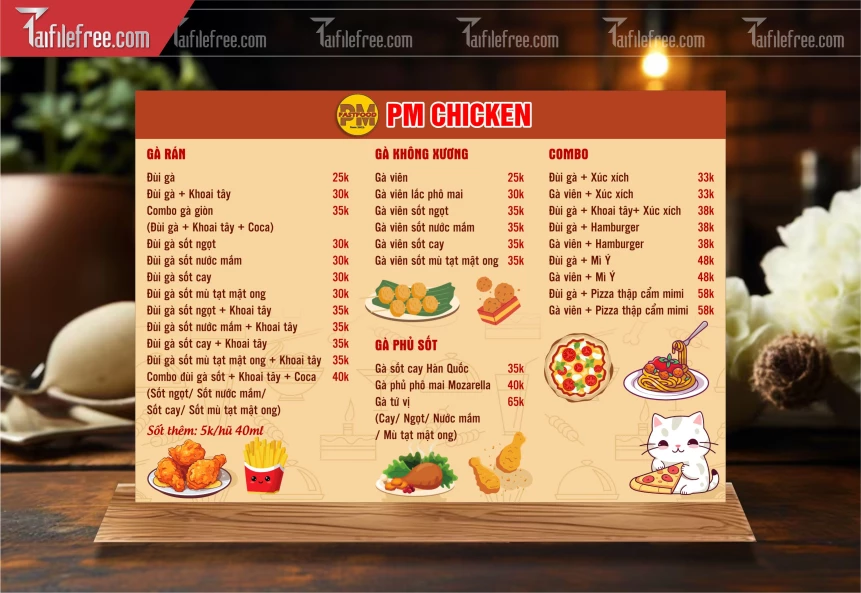 Menu Ăn Vặt _M242