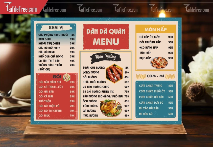 Menu Xíu Mại, Há Cảo _M244