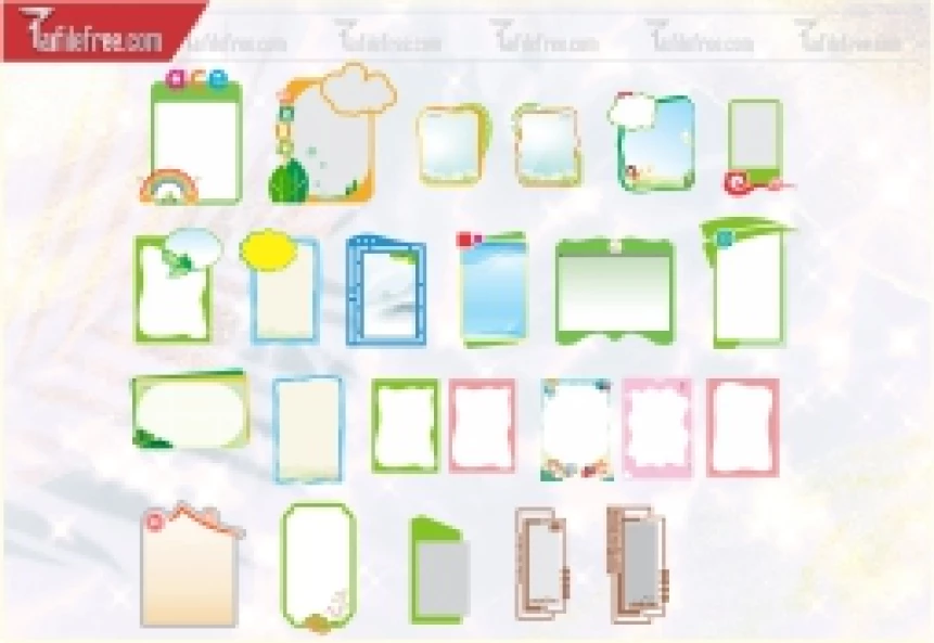 Mẫu Khung Trang Trí Trường Học Mầm Non_MN119