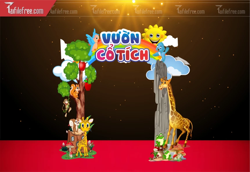 Cổng Mầm Non Vườn Cổ Tích _MN162