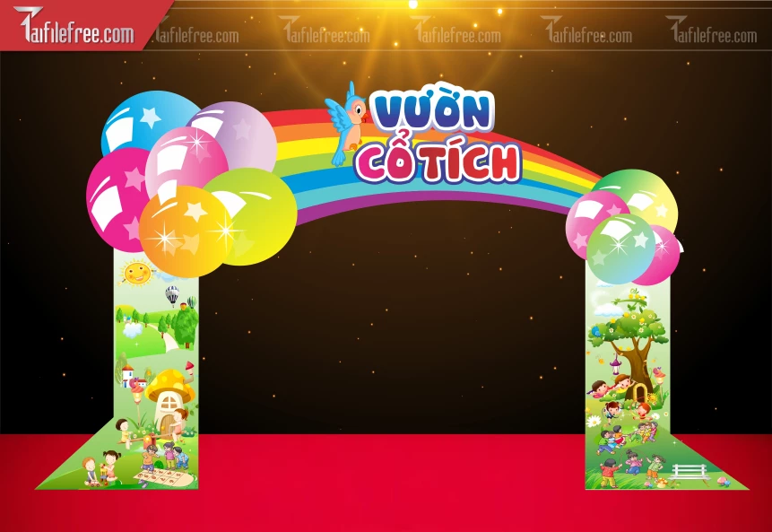 Cổng Mầm Non Vườn Cổ Tích _MN164