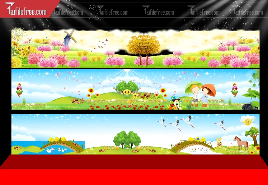 Băng Rôn Tranh Ảnh Trang Trí Mầm Non _MN165