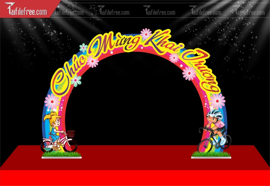 Cổng Chúc Mừng Khai Trương Trang Trí Mầm Non _MN168