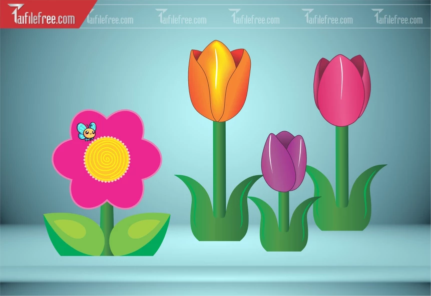 Bông Hoa CNC Trang Trí Mầm Non_MN176