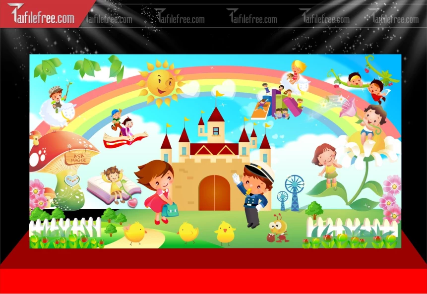 Phông Nền Trang Trí Mầm Non_MN188