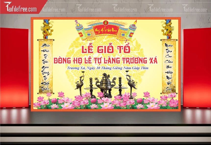 Background Phông Nền Mừng Thọ_MT68