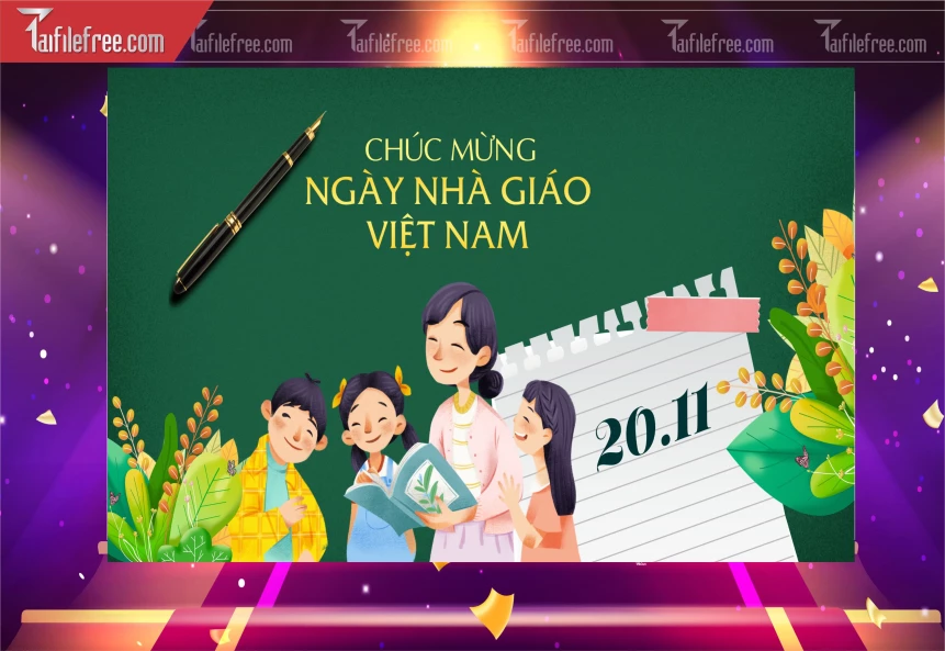 Background Ngày Nhà Giáo Việt Nam 20-11_NNG110