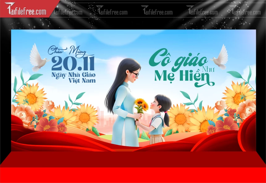 Phông Nền Ngày Nhà Giáo Việt Nam 20-11_NNG144