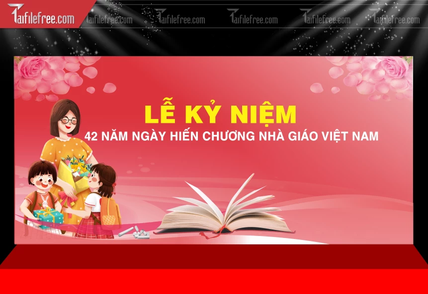 Phông Nền Lễ Kỷ Niệm 42 Năm Ngày Nhà Giáo Việt Nam 20-11_NNG147
