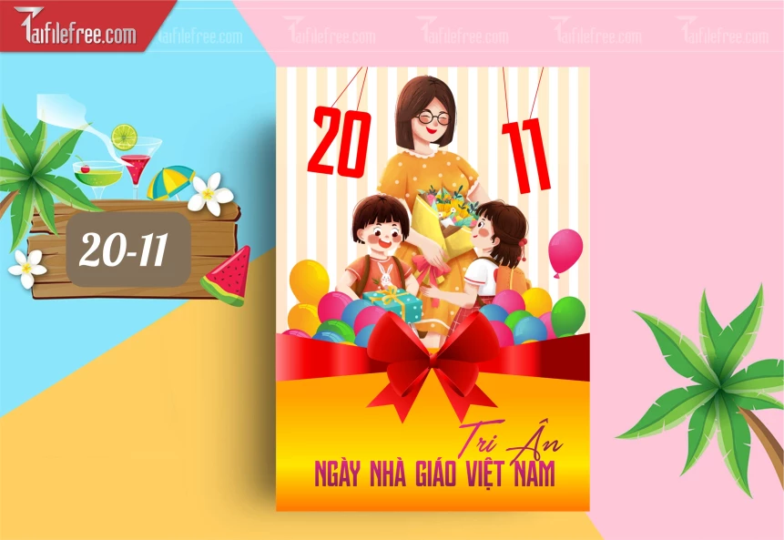 Mẫu Poster Ngày Nhà Giáo Việt Nam 20-11_NNG157