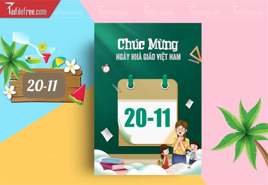 Mẫu Poster Ngày Nhà Giáo Việt Nam 20-11_NNG159