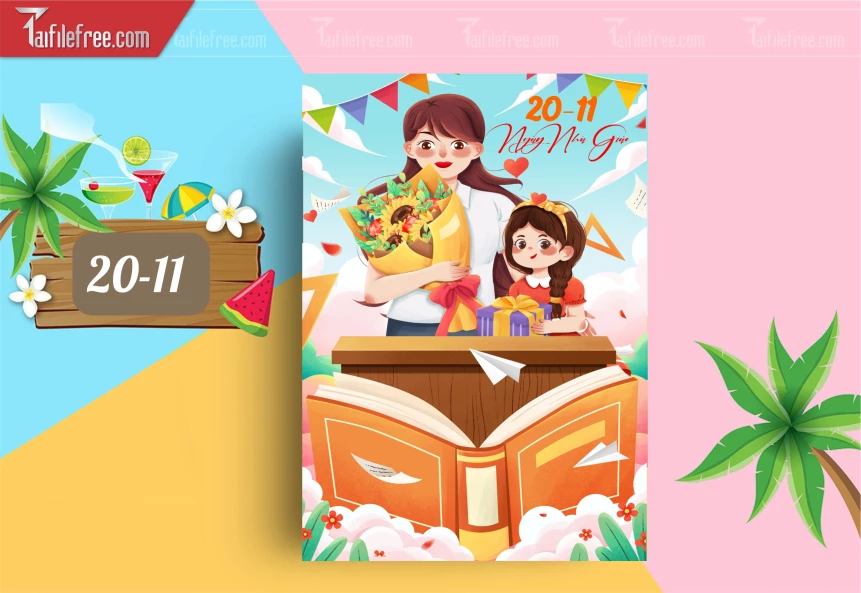 Mẫu Poster Ngày Nhà Giáo Việt Nam 20-11_NNG160