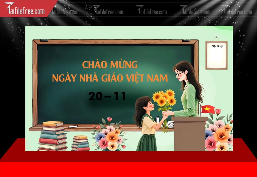 Phông Nền Ngày Nhà Giáo Việt Nam 20-11_NNG179