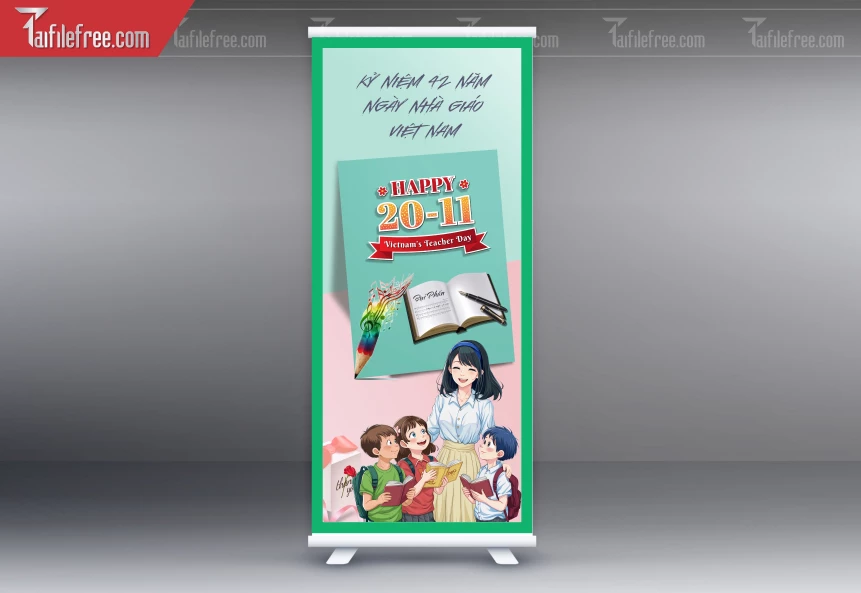Mẫu Standee Ngày Nhà Giáo Việt Nam 20-11_NNG183